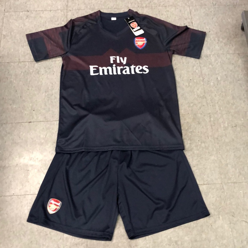 Arsenal away navy set size small